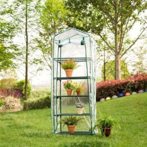 Four Sizes Mini Greenhouse Four Floors Green Household Plant Garden Warm Room PVC Garden Warm Room Plant Cover