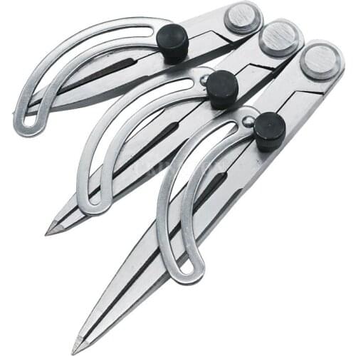 DHL 50 PCS Leather Craft Making Rotating Tool Wing Divider Spacing Compasses Edge Creaser Furniture Home Sewing Handmade Tool