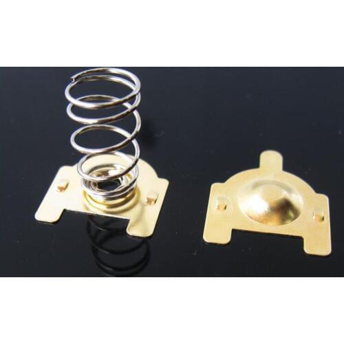DIY 18650 Battery Spring / Single Battery Box Spring / Positive / Negative Contacts 10pair