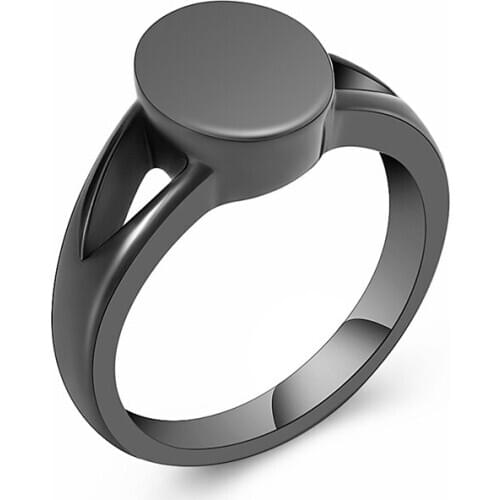 IJZ9018 Stainless Steel Cremation Keepsake Finger Ring Ashes Urn Memorial for Memorial for Human Gift Jewelry