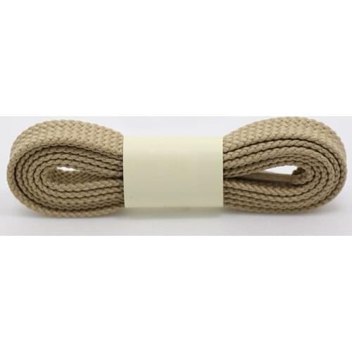 100cm Polyester Thick Flat Shoelaces Wide Sports Casual Shoe Lace for Sneakers Lacet Off Black White Solid Color