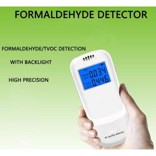 Handheld Gas Detector Multifunctional Air Quality Tester Digital Display Indoor Air Quality Detector Formaldehyde TVOC Detector