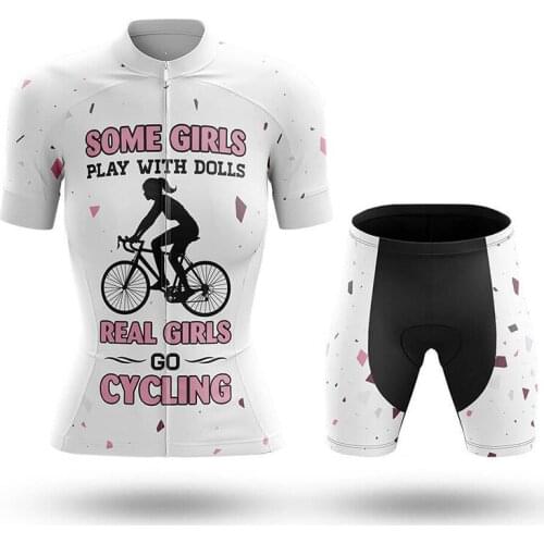 Pro Team Racing Uniform Funny Cycling Jersey Sets Clothing Womens Bike Riding Short Sleeve Pants MTB Bicycle Sportwear Skinsuit