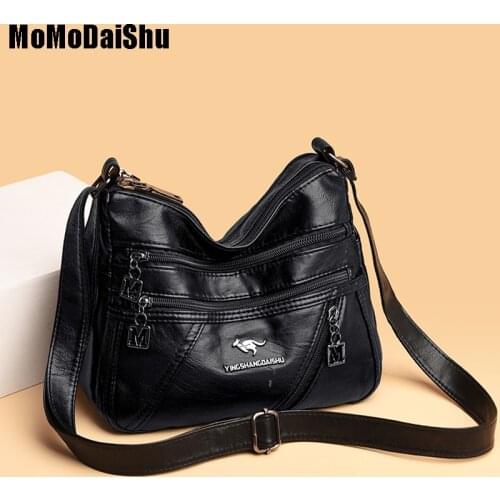 High Quality Soft Pu Leather 2021 Women Shoulder Bag Leather Luxury Handbags Womens Bags Designer Shoulder Crossbody Bag Female