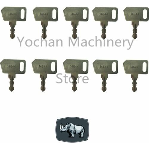 10 keys For Terex Monark Generation 7 Articulated Dump Truck ADT Ignition 14644 15271326