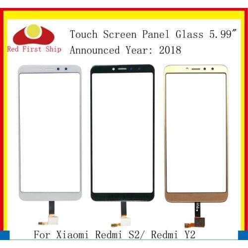 10Pcs/lot Touch Screen For Xiaomi Redmi S2 Touch Panel Digitizer Sensor Front For REDMI Y2 LCD Glass Lens Replacement