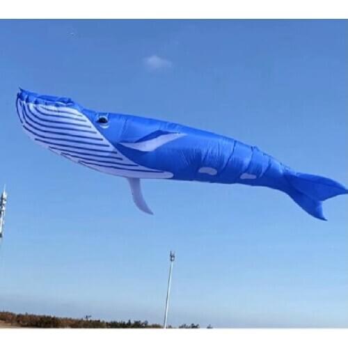 20m Whale kite giant 3d kites for adult inflatable kite windsack ripstop nylon wind indicator pilot kite adult kites windsock