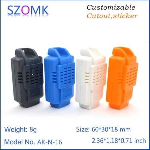 20 pcs) 60*30*18mm szomk plastic box enclosure electronics project humidity control box project box small power plastic box