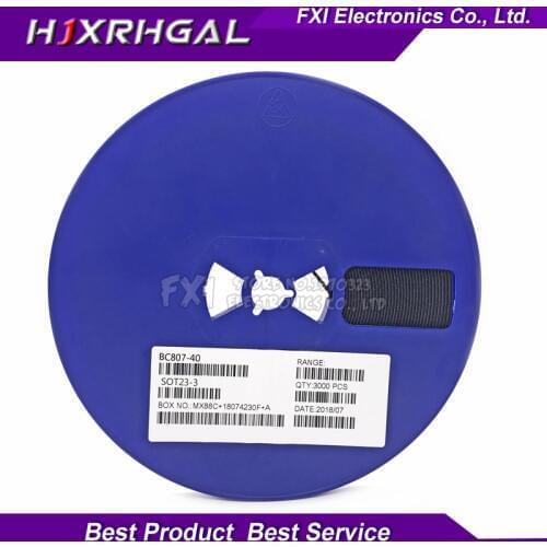 3000pcs BC807-40 BC807 SOT23-3 SOT PNP general purpose transistor