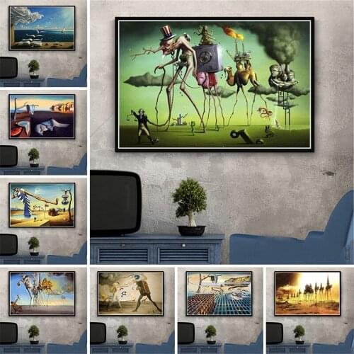 Diamond Painting Surrealism Wall Art Picture Diamond Embroidery Home Decor 5D Diy Diamond Mosaic Cross Stitch Kits