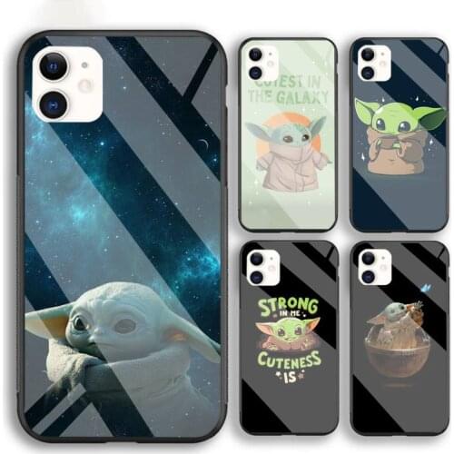 Phone Case For Iphone 6 6s 7 8 Plus XR X XS XSmax 11 12 Pro Mini Max Tempered Glass Soft cover Cute Lovely Baby yodar
