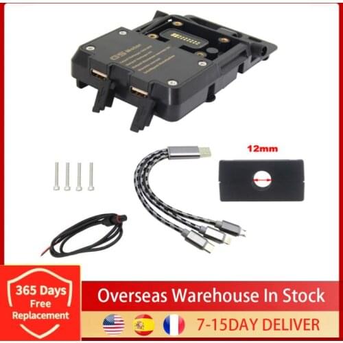 Motorcycle Mobile Phone Navigation Bracket USB Charging Suitable For R1200GS F800GS ADV F700GS R1250GS CRF 1000L F850GS F750G