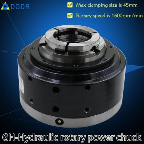 GH-40 Vertical fixing standard through-hole pneumatic cnc lathe Rotary power chuck
