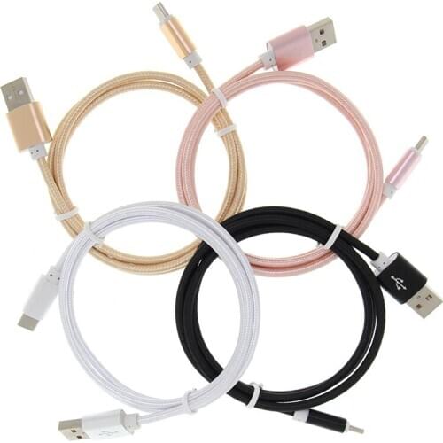 1.5m Long Micro USB Type C Fast Charging Cable For iPhone Samsung S9 Xiaomi Huawei Mobile Phone Short Usb Cord 100pcs/lot