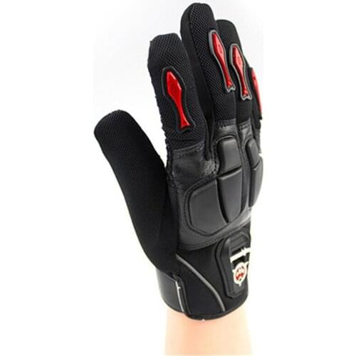 Motorcycle Glove Touch Screen Full Finger Microfiber Breathable Hard Shell Protection Comfortable and Not Tight Sports Gloves