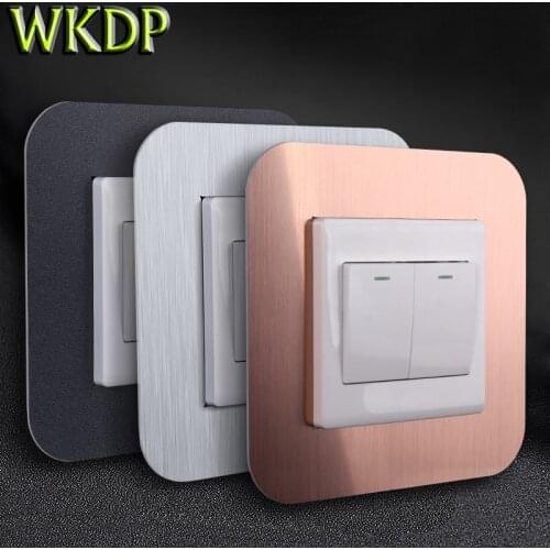 New Arrival 5 Colors Switch Cover Protective Wall Home Decoration Kids Bedroom Living Room 3D Switch Sitcker Wall Sticker