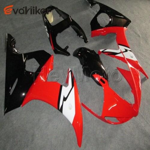 ABS Plastic fairing for YZFR6 2003 2004 2005 red YZF R6 03 04 05 motorcycle bodywork kit Unpainted fairing H3