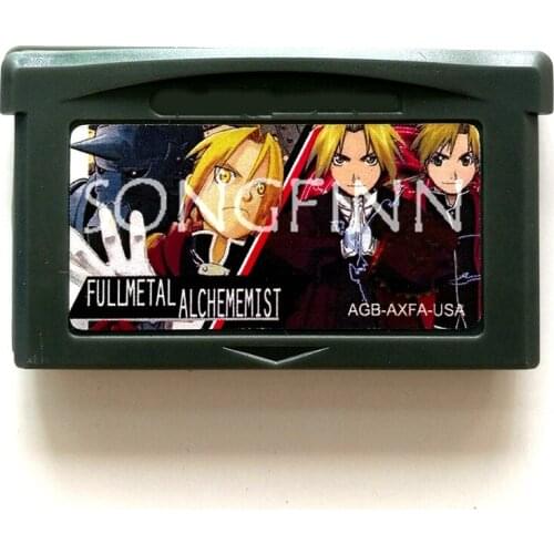 Full Metal Alchemist Memory Cartridge Card for 32 Bit Video Game Console Accessories