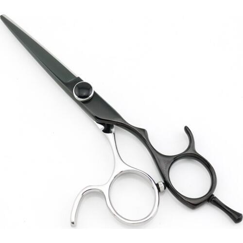 Professional Hair Shears 5.5 INCH Barber Hair scissors Black Silver JP440C Hair Cutting Scissors Black Screw HIGH CLASS NEW