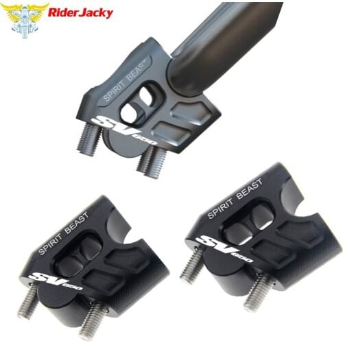 22mm 7/8" Motorcycle Fat Bar Riser Mount Handlebar Risers(40mm UP,18mm Back) For Suzuki SV650 2016-2018 SV 650