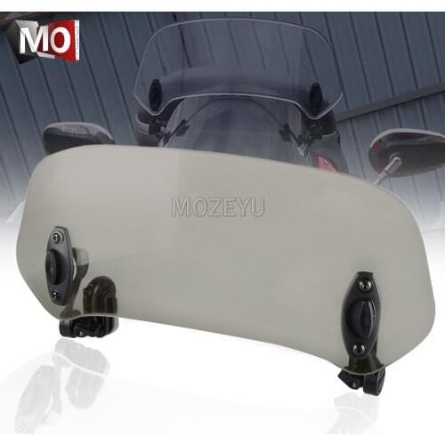 Motorcycle Windshield Extension Spoiler Windscreen Air Deflector For GILERA PIAGGIO Nexus SP eu3 500 CARNABY 125 200 250 300 500