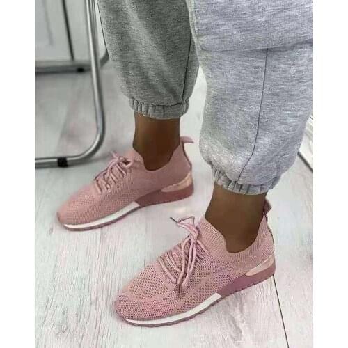 Womens Sneakers Spring Ladies Flat Shoes Casual Women Vulcanized Women 2021 Summer Light Mesh Breathable Female Running Shoes