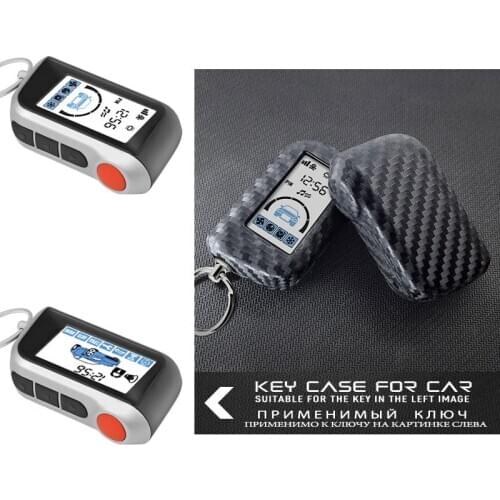 1pc Car Accessories Cover Shell Case For Starline A93 A63 A36 Two Way Car Alarm LCD Remote Control Keychain Auto Styling Sticker