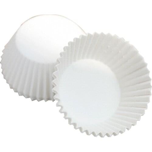 100Pcs/Lot Pure White Cupcake Liners Food Grade Paper Cup Cake Baking Cup Muffin Kitchen Cupcake Cases Cake Molds