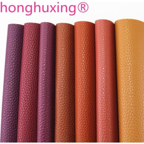 21*30cm Dark Purple Lychee Synthetic Faux Leather Sheet For Bows earring DIY CM001