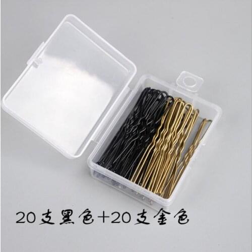 40 Pcs/Set U Shaped Hair Pin Braided hair Tool Pin Clip Metal Hairpin For Women Hair Accessories Hair Styling Tools