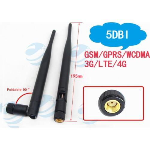 5 Pcs 5DB GSM GPRS WCDMA 3G 4G LTE Full Band Router WIFI Module SMA Glue Stick Antenna