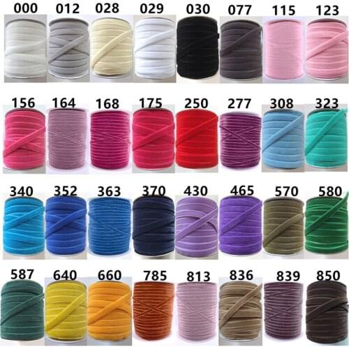 5 Yards 3/8 inch Velvet Ribbon 9 MM Velvet Plush Soft Ribbon Wedding Ribbon DIY Garment Decorating Sewing Accessories Hair bow