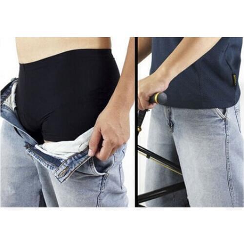 Black Sports Men Bicycle Cycling Underwear Gel 3D Padded Bike short Size XXL