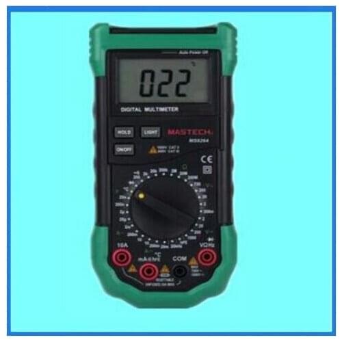 Matech MS8264 Digital Multimeter AC/DC Voltmeter Ammeter Resistance Capacitance Temperature hFE Electrical Test Diagnostic-tool