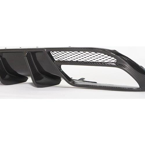 Karbel Car Spare Parts Body Kit Carbon Fiber Rear Bumper Diffuser for Benz C63