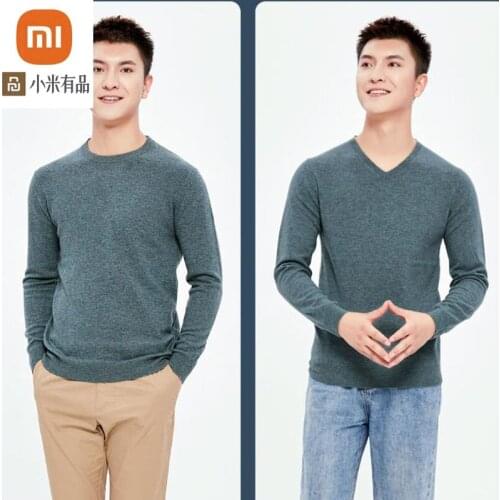 Youpin youpin Autumn and winter Connaught wool classic mens warm thickened simple sweater thickened soft and delicate