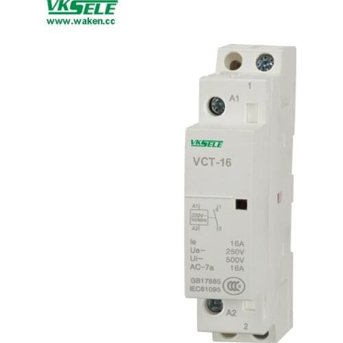 VCT/BCH8 series 16A 20A 25A 40A 63A 1 Pole 1 NO or NC household contactor magnetic contatcor