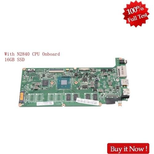 Nokotion 5B20K11775 For lenovo Chromebook N21 N21-80MG DANL6LMB6B0 laptop motherboard with Celeron N2840 CPU 16G SSD onboard