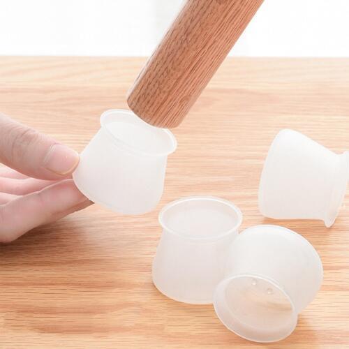 Set Mute Universal Floor Feet Cover Legs Mat Foot Furniture Pads Wood Silicone Stool Chair Caps Protectors Bottom Protection
