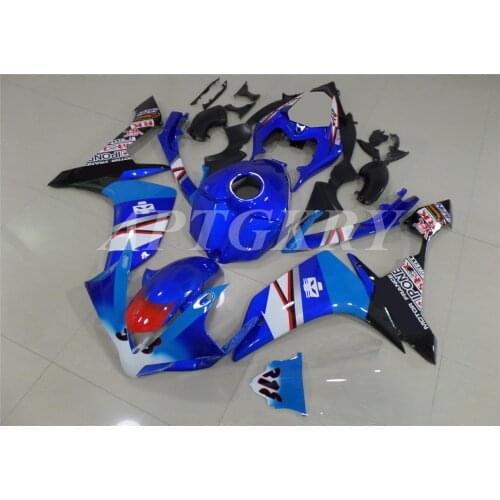 New ABS Plastic Shell Motorcycle Fairing kit Fit For YAMAHA YZF R1 2007 2008 YZF-R1 YZF 1000R Bodywork set Blue