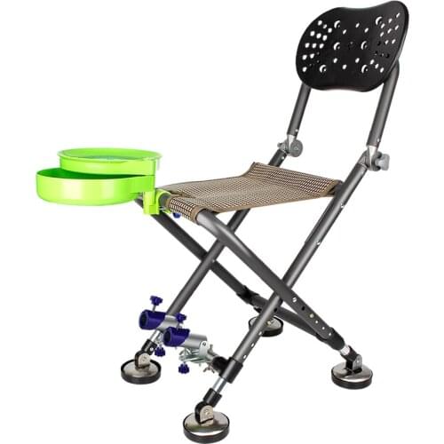 Fishing fishing chair chair new all-terrain folding portable multifunctional fishing chair, fishing stool chair