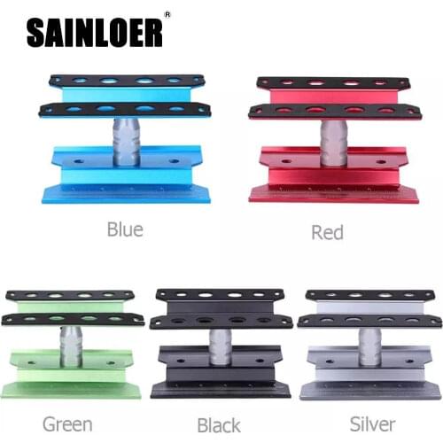 SAINLOER 1PC 1/8 1/10 RC Cars Metal Repair Station Work Stand Assembly Platform for RC Rock Crawler Climbing Cars Model Parts