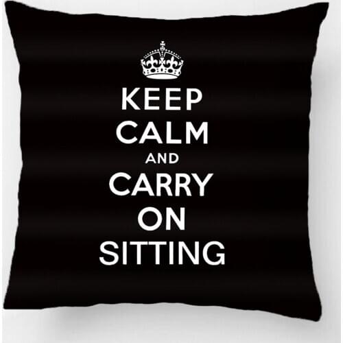 Keep Calm And Ask A Librarian Pillow Wedding Decorative Cushion Cover Pillow Case Customize Gift For Car Sofa Seat Pillowcase