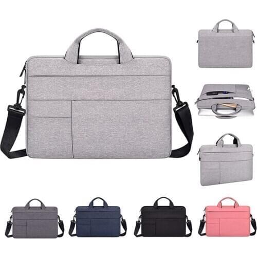 Laptop Handbag Sleeve Case For 13.3 Macbook Air Pro ASUS Acer Lenovo Dell Shoulder Bag Notebook Carrying Case 12 13 14 15.6 inch