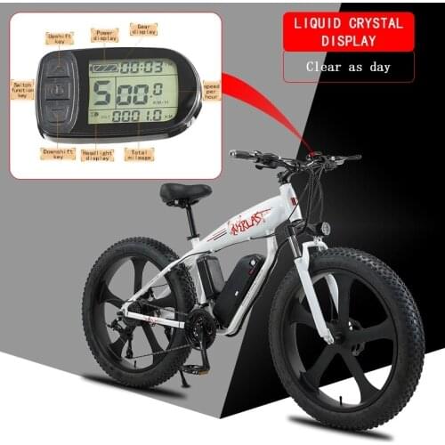 Tax Free 26*4.0inch Electric Bicycle 50KM/H Mtb Bicycle for men Bike 48V13A 750W Powerful bike 27speed Snow Cross Country Bike