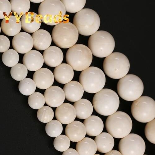 High Quality Real Natural White Ivory Shell Pearl Beads Round Loose Spacer Charm Beads For Jewelry Making DIY Bracelets 6-12mm