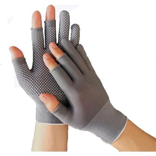 1 Pair Breathable Anti-Slip Fishing Gloves Hunting Cycling Parts Portable Fitness Pesca Fingerless Gloves Fishing Equipment