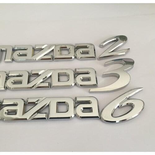 1pcs 3D High quality ABS car letters Rear Trunk emblem badge sticker Decal styling auto accessories