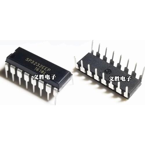 10PCS SP3232EEN SOP16 SP3232EEP In-Line DIP16 RS232 Instead Of MAX3232EPE Transceiver Chip
