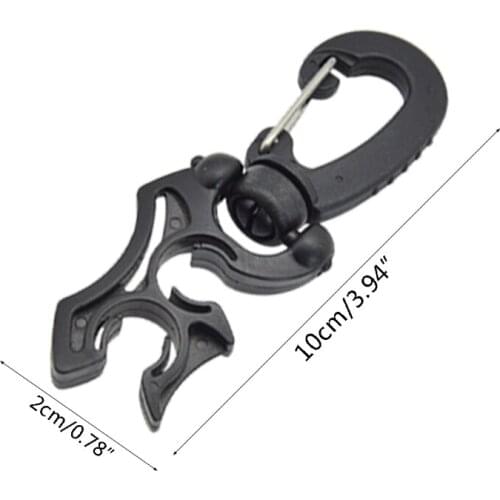 3pcs Scuba Diving Clip Double BCD Hose Holder Quick Release Buckle Breathing Regulator Tube Clamp Diving Accessories
